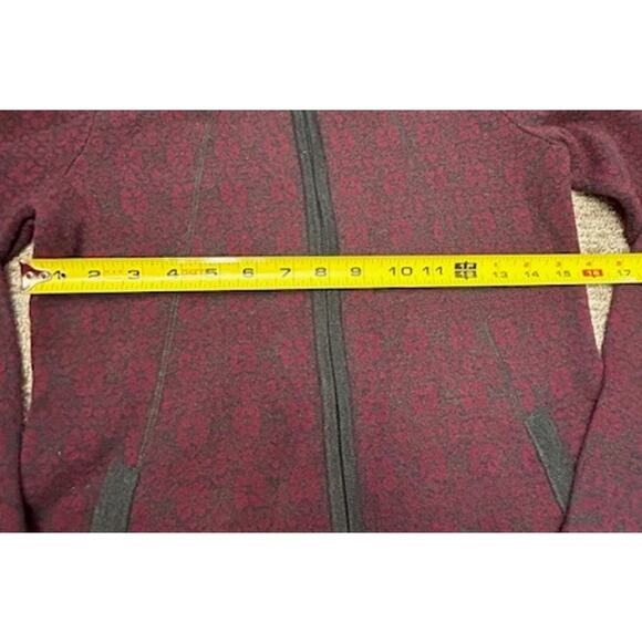 Artisan NY Womens Long Full Double Zipper Long Purple Gray Cardigan Size XS - Picture 4 of 9